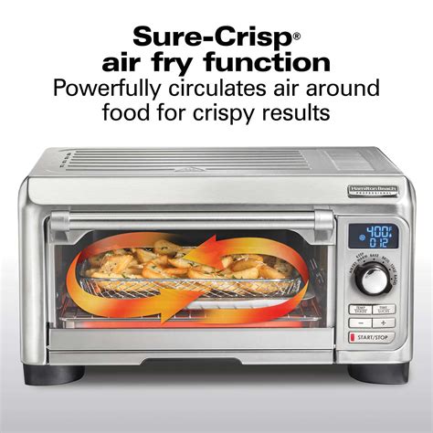 hamilton beach toaster oven air fryer|hamilton beach professional 4 slice digital air fry toaster oven stainless steel.